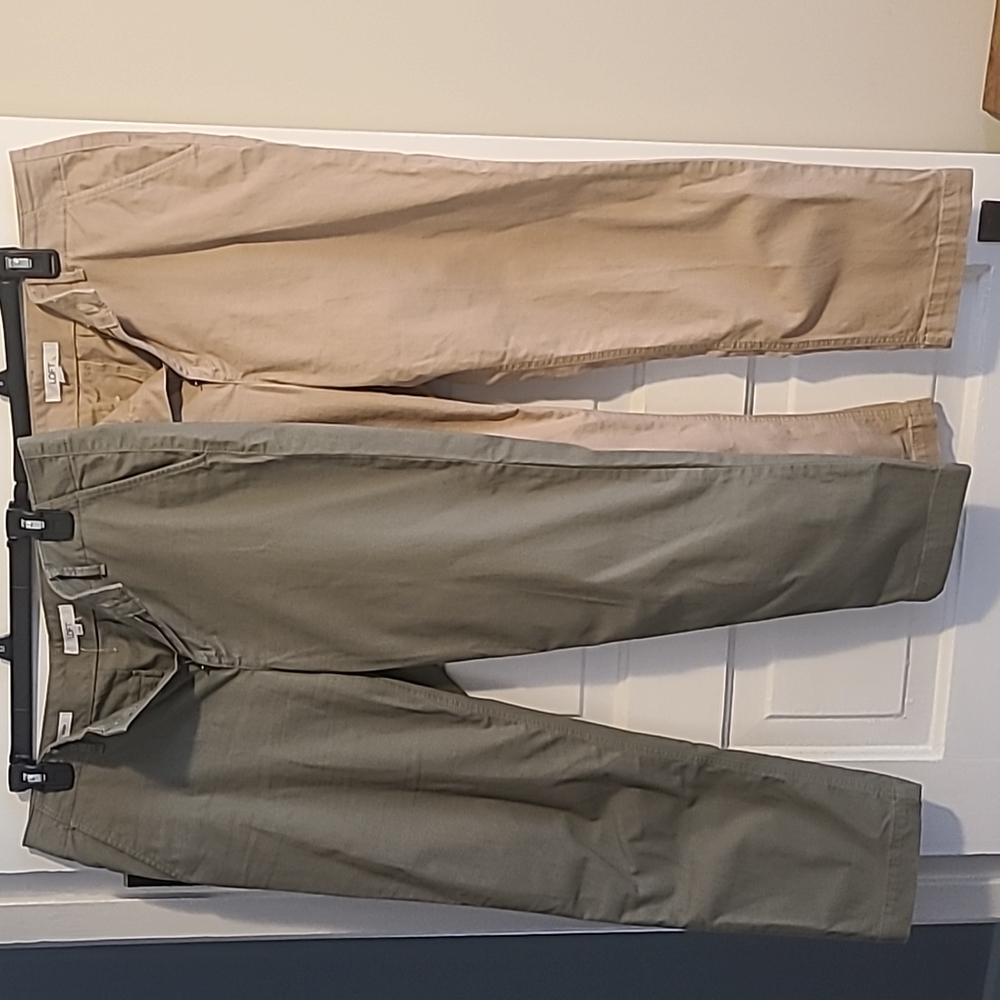 Loft Monroe Slim Chino Pants Lot